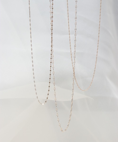 Melody Accessory ステンレス ネックレス K18GP ボールチェーン