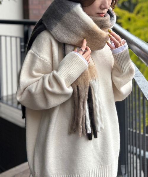 I-SOOK（アイスー） マフラー ストール レディース : ZOZOTOWN Yahoo