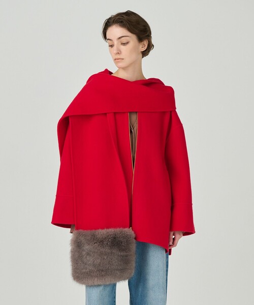 美品　diagram 定価79200円　2way ファー　リバーダッフルコート 美品 diagram 定価79200円 2way ファー リバーダッフルコート - メルカリ