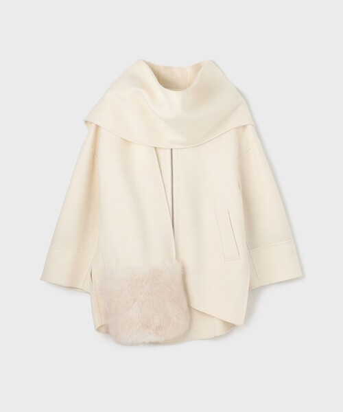 Diagram ポンチョ フードストールリバーコート レディース : ZOZOTOWN