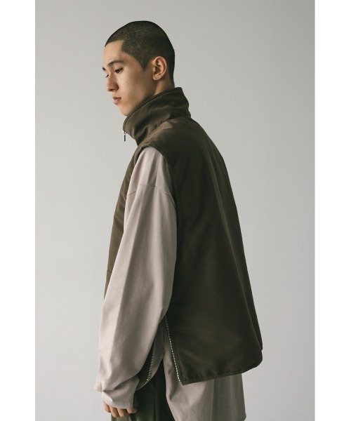 STYLEMIXER（スタイルミキサー） ベスト ジレ ハーフジップパッファー