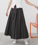 スカート プリーツロングイージースカートの詳細画像1