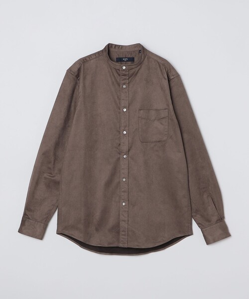 ZAFUL フェイクスエード ソリッドカラー シャツ【送料込み】 SHIPS Colors シャツ Colors: ポリエステル フェイクスエード