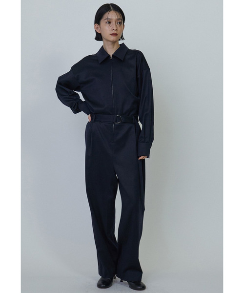 UK8**レースワンショルダージャンプスーツ♡ LE CIEL BLEU（ルシェルブルー） パンツドレス ワンショルダージャンプ