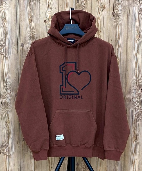 Schott ショット ORIGINAL HEART HOODED SWEAT パーカー Schott N.Y.C パーカー Schott/ショット/ORIGINAL HEART HOODED