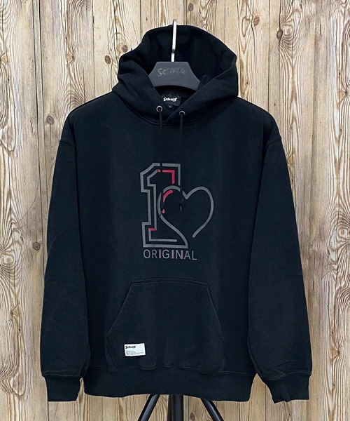 Schott ショット ORIGINAL HEART HOODED SWEAT パーカー Schott N.Y.C パーカー Schott/ショット/ORIGINAL HEART HOODED
