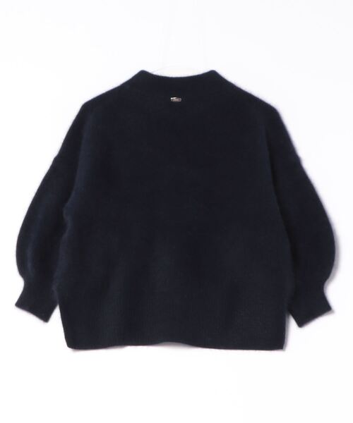 Jines（ジネス） ニット セーター ラクーンボリュームスリーブモック