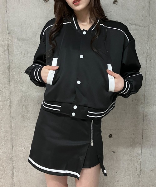 ジュエティ 新品amiaya着ショートスタジャンスカートセットアップ GLAMOROUS JANE セットアップ スタジャン×ミニスカート2点
