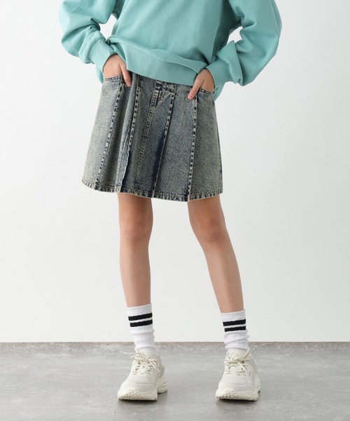GLOBAL WORK（グローバルワーク） スカート CHEER ONデニムスカート