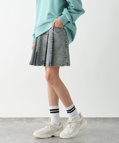 mi出品 GLOBAL WORK（グローバルワーク） スカート CHEER ONデニムスカート