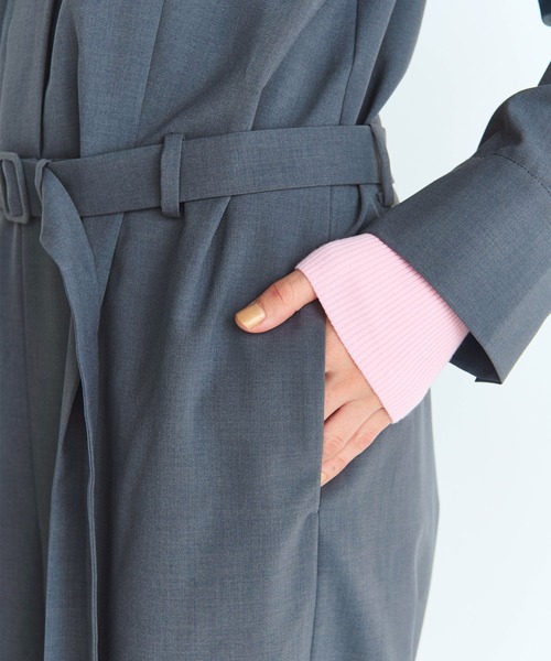 N.O.R.C オールインワン ウォシャブルテーラードカラーオールインワン