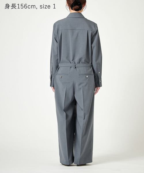 N.O.R.C オールインワン ウォシャブルテーラードカラーオールインワン