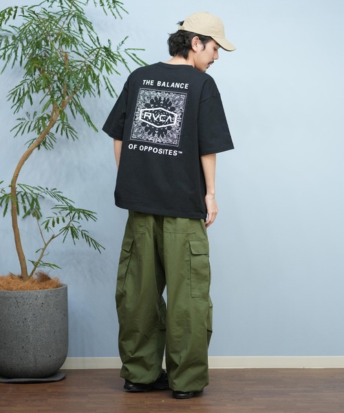 RVCA tシャツ RVCA/ルーカ 半袖Tシャツ バックプリント BF041