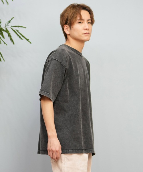 【RVCA】バックグラフィック 半袖 Tシャツ ブラック / 送料無料 RVCA(ルーカ)半袖Tシャツ バックプリント オーバーサイズ BF041