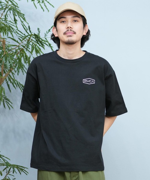 【RVCA】バックグラフィック 半袖 Tシャツ ブラック / 送料無料 RVCA tシャツ RVCA/ルーカ 半袖Tシャツ バックプリント BF041