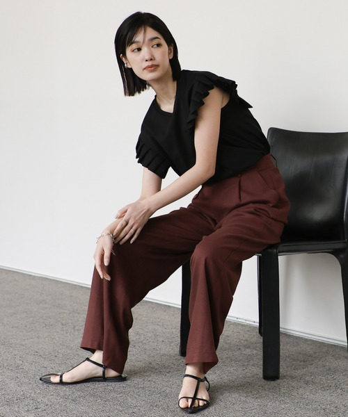 楽天市場】PARISプリントロゴ半袖Tシャツ(ブラウン)レディース