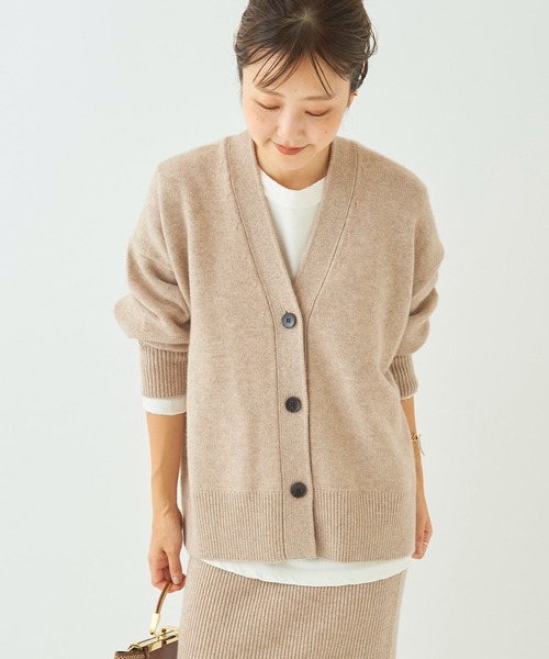 plage（プラージュ） ニットカーディガン - ホワイト レディース