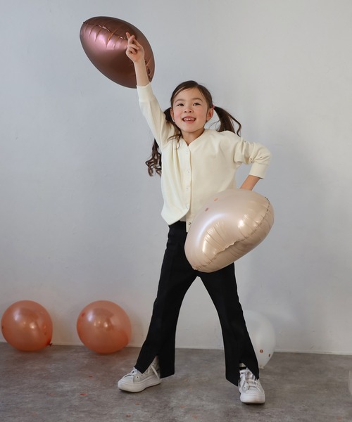 カーディガン 「3-10才対応」ハート刺繍スナップボタンカーディガン キッズ 子供服 女の子 | BONJOUR SAGAN enfant | 04