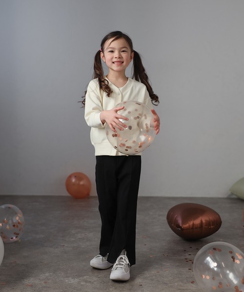 カーディガン 「3-10才対応」ハート刺繍スナップボタンカーディガン キッズ 子供服 女の子 | BONJOUR SAGAN enfant | 06