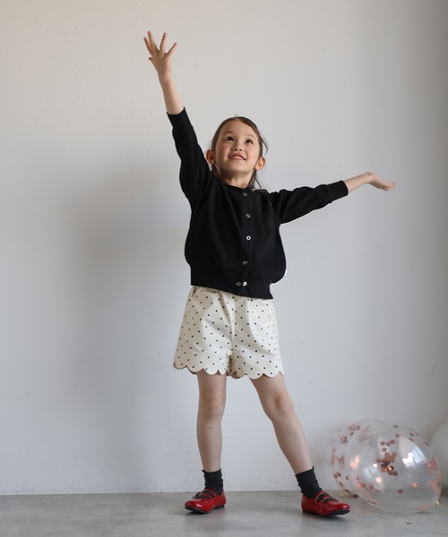 カーディガン 「3-10才対応」ハート刺繍スナップボタンカーディガン キッズ 子供服 女の子 | BONJOUR SAGAN enfant | 21