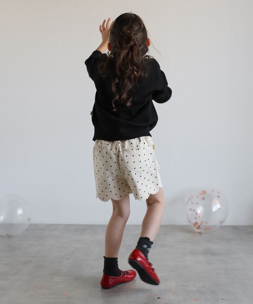 カーディガン 「3-10才対応」ハート刺繍スナップボタンカーディガン キッズ 子供服 女の子 | BONJOUR SAGAN enfant | 22