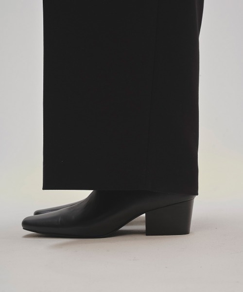 TODAYFUL スリッポン Squaretoe Leather Sabot レディース : ZOZOTOWN