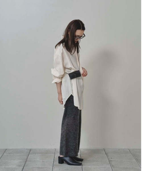 TODAYFUL スリッポン Squaretoe Leather Sabot レディース : ZOZOTOWN