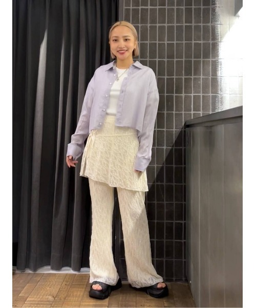 トップス tokiwa TSURU by Mariko Oikawa tシャツ 「Tsuru Oikawa/ツルバイマリコ