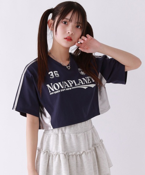 repipi armario（レピピアルマリオ） tシャツ キリカエショートゲーム