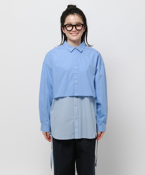 専用！未使用！PASSONEシャツブラウス niko and… ブラウス シャツ 3WAYサイドギャザーシャツ