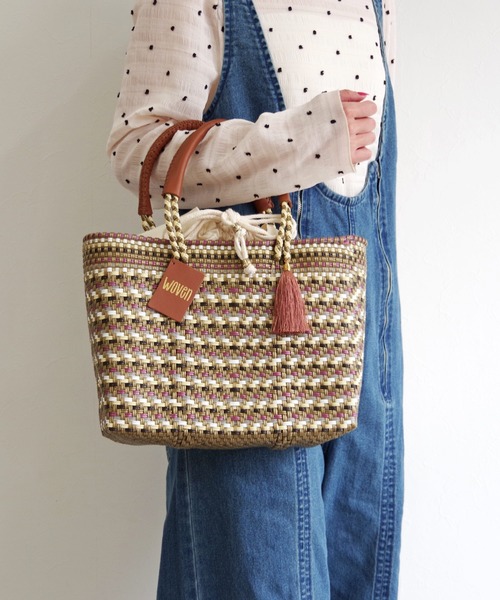 かごバッグ カゴバッグ WOVEN (ウーヴン) /スモールドロー
