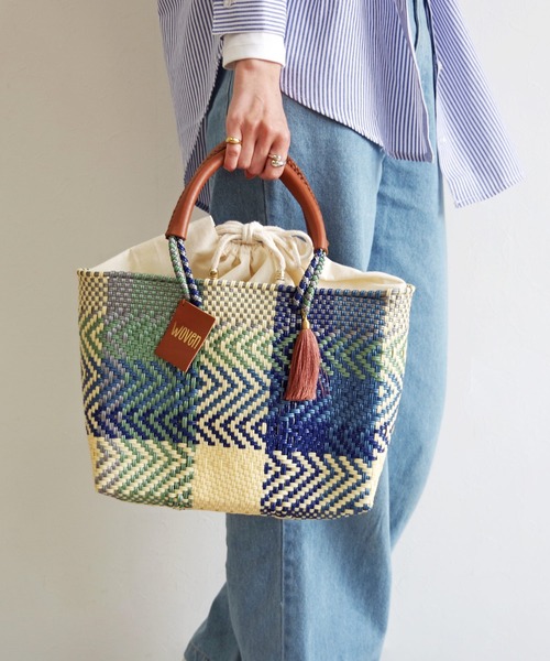 WOVEN カゴバック かごバッグ カゴバッグ WOVEN (ウーヴン) /スモールドロー