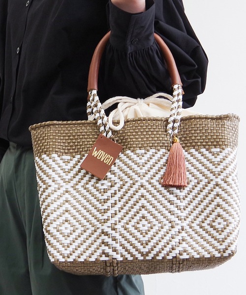 かごバッグ カゴバッグ WOVEN (ウーヴン) /スモールドロー