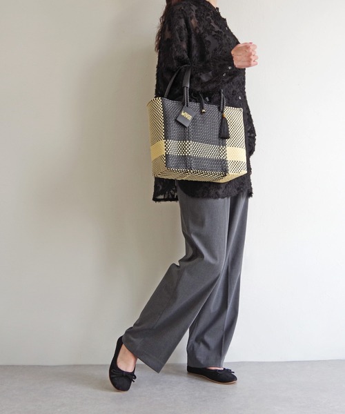 （未使用）ウーヴン WOVEN メルカド／ストロー／カゴバッグ かごバッグ カゴバッグ WOVEN (ウーヴン) /スモールドロー