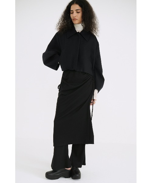 CLANE コート アウター COCOON SLEEVE SHORT JACKET 18104-0512