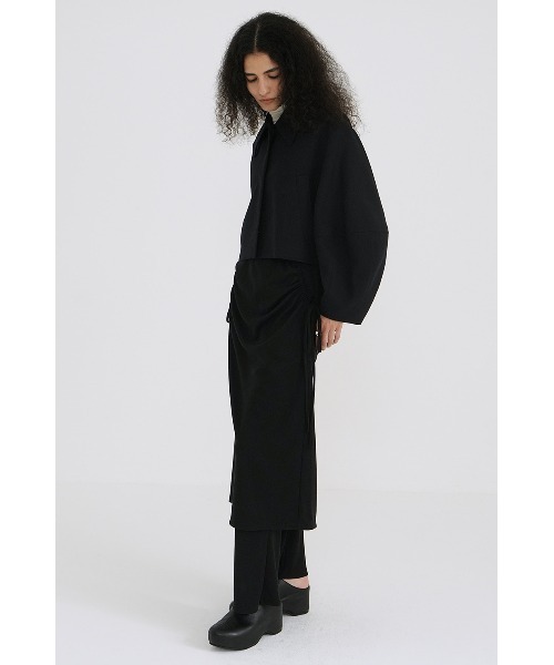 CLANE コート アウター COCOON SLEEVE SHORT JACKET 18104-0512