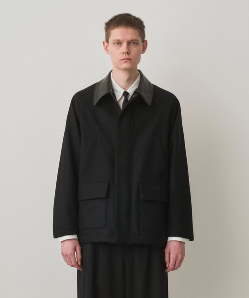 JUHA（ユハ） ブルゾン アウター LEATHER COLLAR RIDING JACKET メンズ