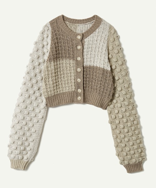 LEINWANDE ニットカーディガン leinwande 「leinwande」 ニットカーディガン ONE SIZE ホワイト