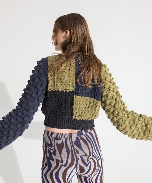 LEINWANDE ニットカーディガン leinwande 「leinwande」 ニットカーディガン ONE SIZE ホワイト