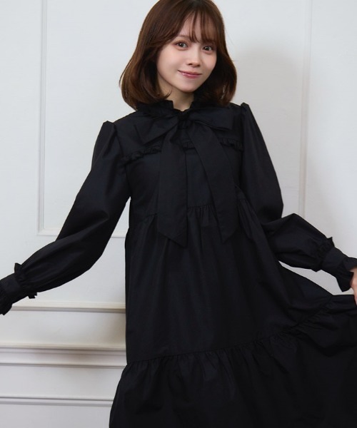 【未使用品】Fickle Bebe フリルティアードワンピース　アクシーズファム フリルティアードワンピース | Fickle Bebe