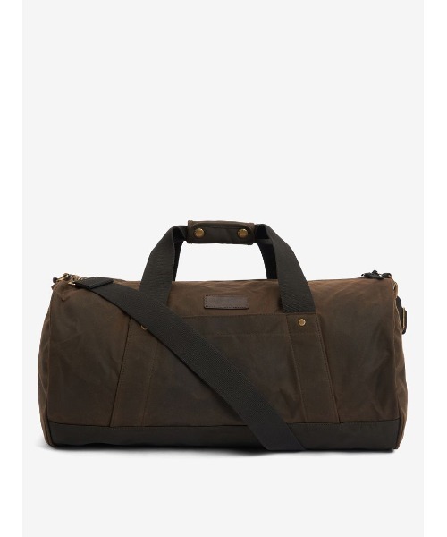 Barbour ボストンバッグ Essential Duffle ワックスコットン