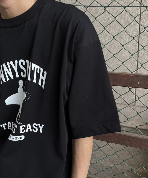 tシャツ 「SUNNY SMITH」アーチロゴ 11.6オンスウルトラヘヴィーウェイトTシャツ レディース メンズ サニースミス Sunny Smith アーチロゴ 11.6オンスウルトラ