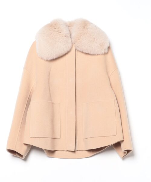 DRAWER（ドゥロワー） PRE2 ビーバーファーカラーケヌキジャケット 38