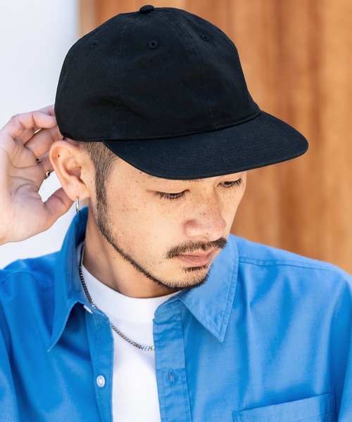 newhattan（ニューハッタン） キャップ 帽子 Flat Visor Low Cap twill