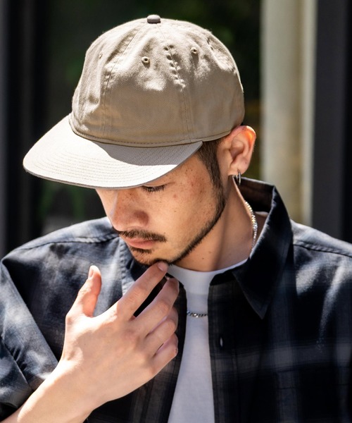 newhattan（ニューハッタン） キャップ 帽子 Flat Visor Low Cap twill
