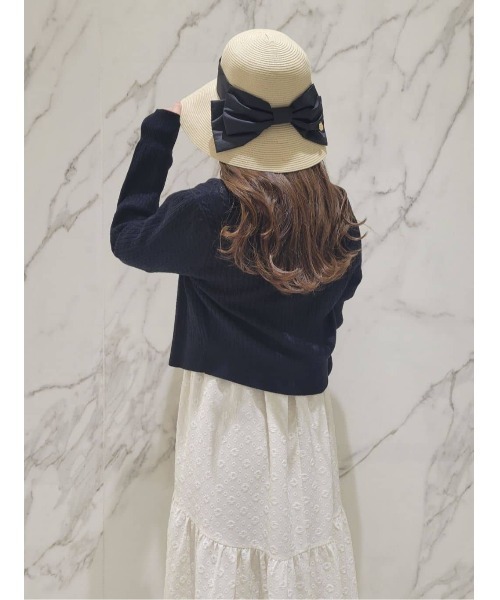 Maison de FLEUR（メゾンドフルール） 帽子 ハット サテンビッグリボン