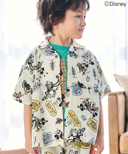 Disney（ディズニー） ブラウス シャツ 「ディズニーキャラクター