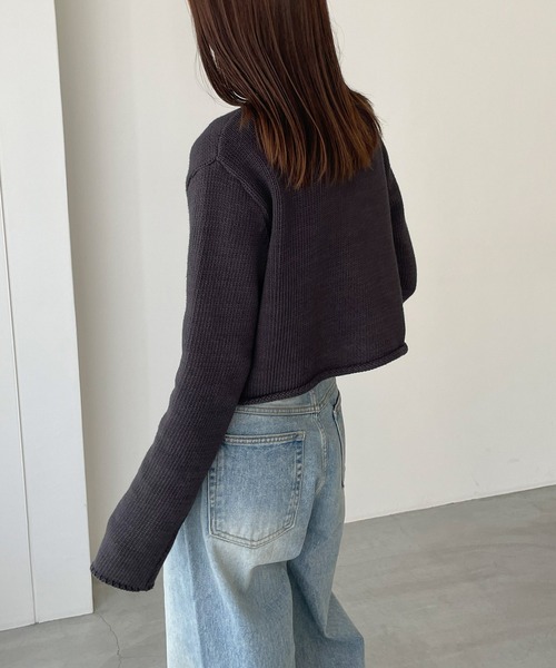 CANAL JEAN 「CANAL JEAN」 「El mar」ニットカーディガン ONE