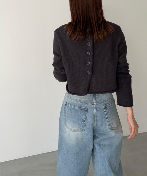 CANAL JEAN 「CANAL JEAN」 「El mar」ニットカーディガン ONE