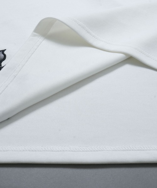 Starting Over tシャツ synthetic leather cross patch quick
